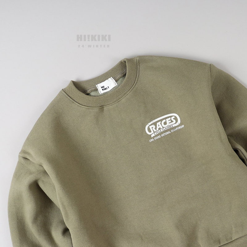 Hikiki - Korean Children Fashion - #todddlerfashion - Race Sweatshirt - 8