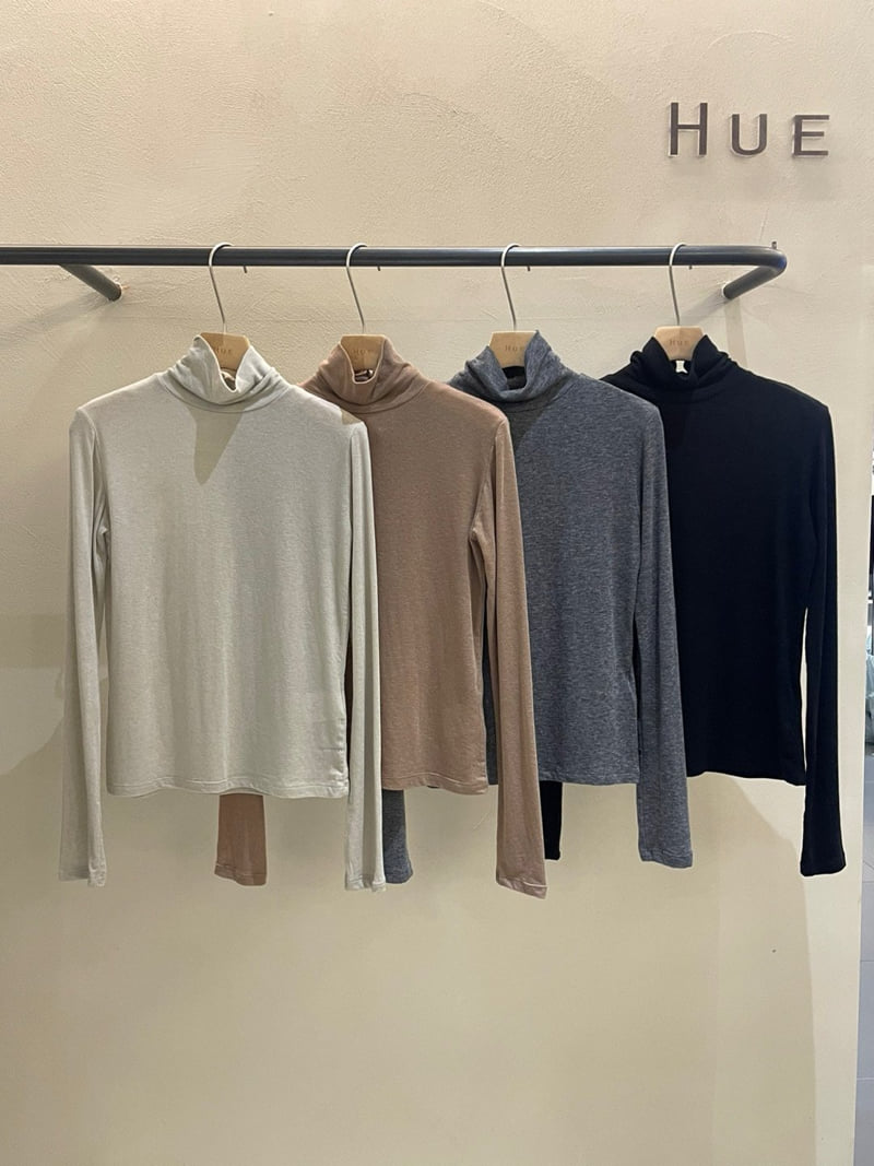 Hue - Korean Women Fashion - #vintagekidsstyle - Cash Turtleneck Tee