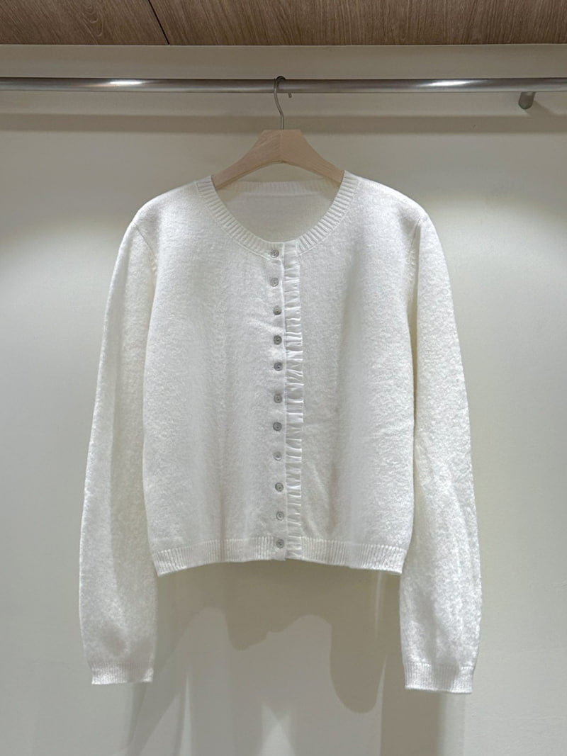 J dew - Korean Women Fashion - #momslook - Wool Lace Cardigan - 2
