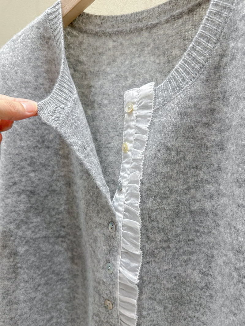 J dew - Korean Women Fashion - #womensfashion - Wool Lace Cardigan - 9