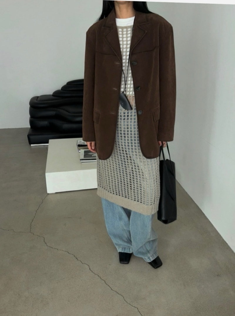 Jade Market - Korean Women Fashion - #momslook - Jay Slit Jacket