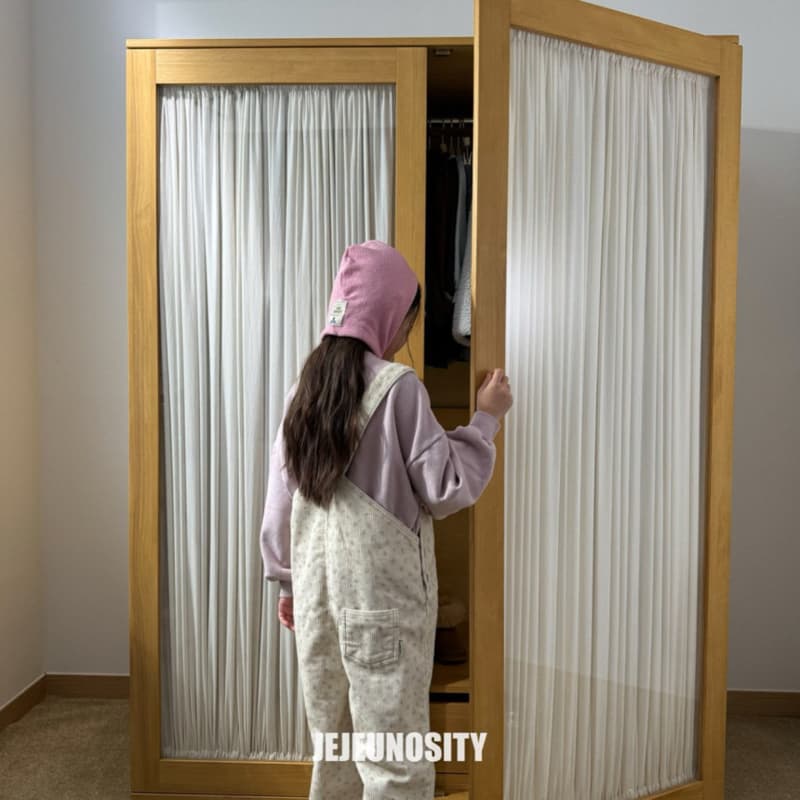 Jejeunosity - Korean Children Fashion - #designkidswear - Corduroy Berry Flower Overalls - 9
