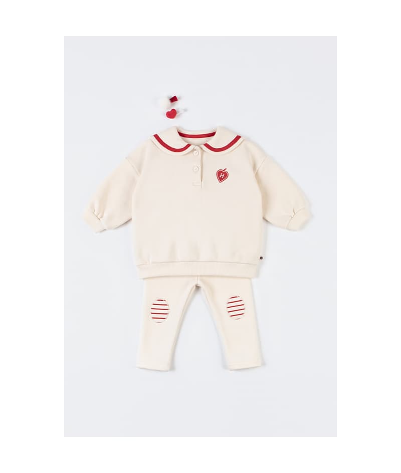 Kids Clara - Korean Baby Fashion - #smilingbaby - Ellen Fleece Baby Leggings - 4