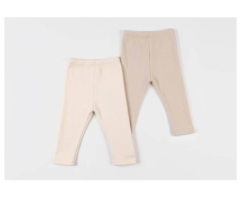 Kids Clara - Korean Baby Fashion - #babyclothing - Luca Fleece Baby Leggings - 5