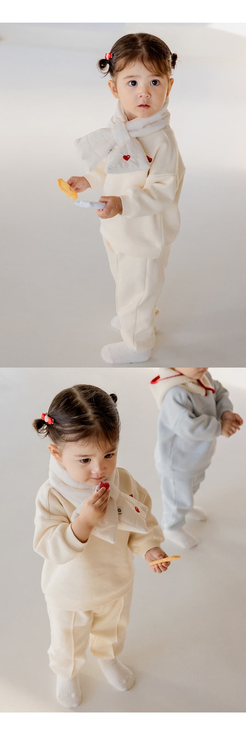 Kids Clara - Korean Baby Fashion - #babyfashion - Brill Fleece Baby Set - 2