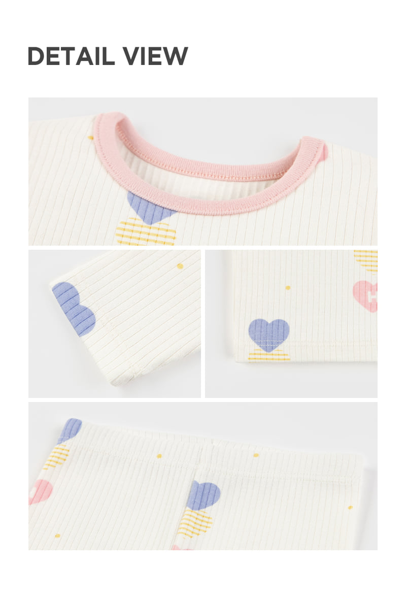 Kids Clara - Korean Baby Fashion - #babygirlfashion - Brit Rib Baby Pajamas - 10