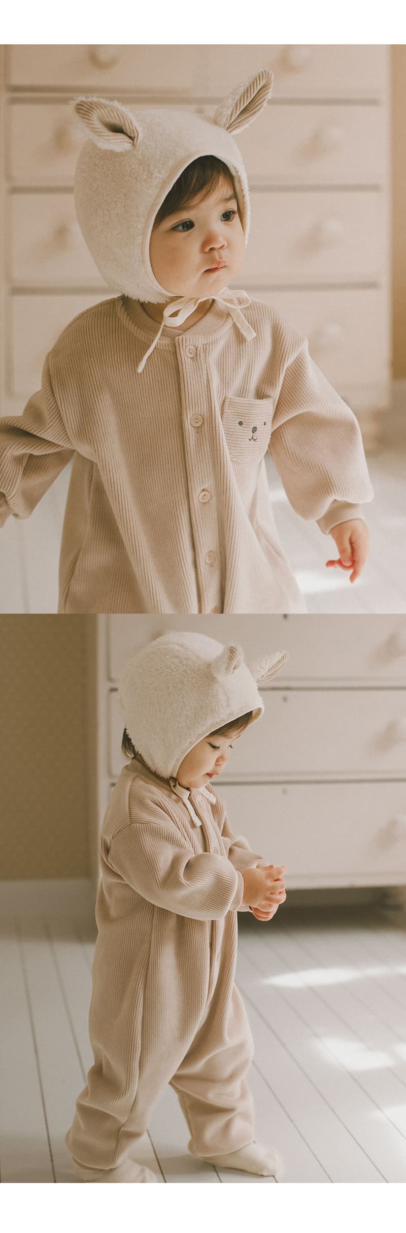 Kids Clara - Korean Baby Fashion - #babylifestyle - Everett Fleece Winter Baby Cap - 3