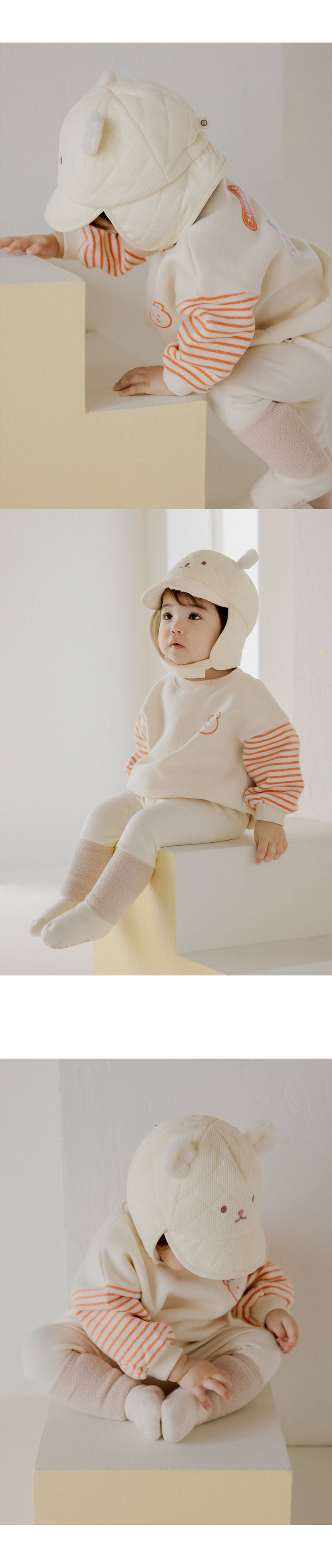 Kids Clara - Korean Baby Fashion - #babylifestyle - Edith Fleece Baby Sweatshirt - 4