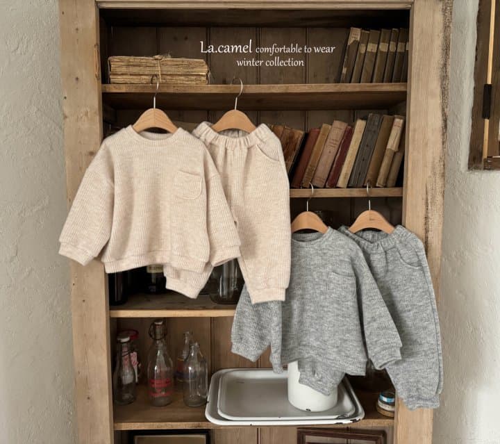 La Camel - Korean Children Fashion - #kidsshorts - Memory Top Bottom Set - 7