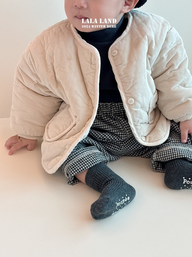 Lalaland - Korean Baby Fashion - #babywear - Cream Bread Padding Jumper - 9