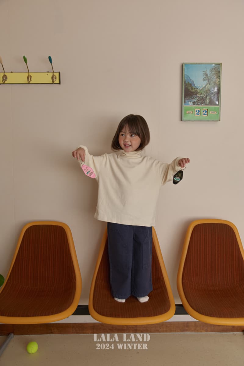 Lalaland - Korean Children Fashion - #childofig - Loose Fit Turtleneck Tee - 10