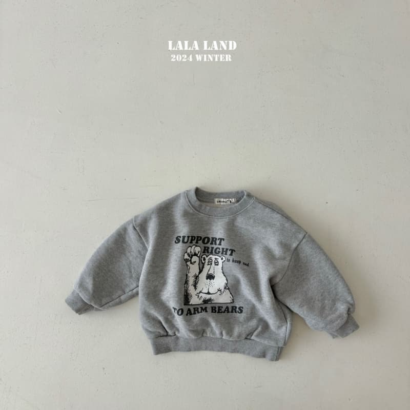 Lalaland - Korean Children Fashion - #prettylittlegirls - Right Bear Sweatshirt - 4