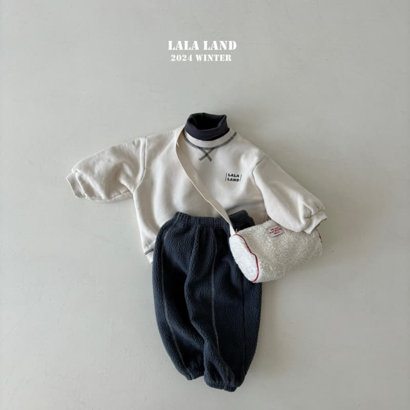 Lalaland - Korean Children Fashion - #childofig - Brushed Stitch Sweatshirt - 10
