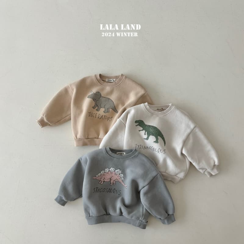 Lalaland - Korean Children Fashion - #kidsstore - Dino Sweatshirt - 10