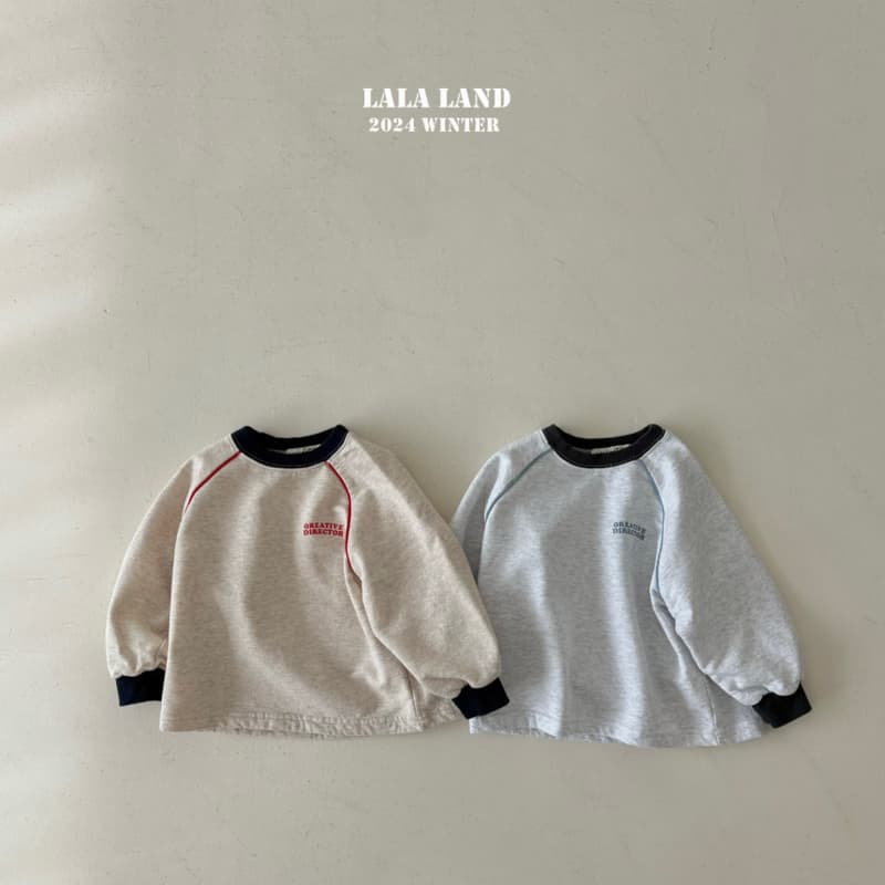 Lalaland - Korean Children Fashion - #littlefashionista - Strap Fleece Raglan Tee - 8