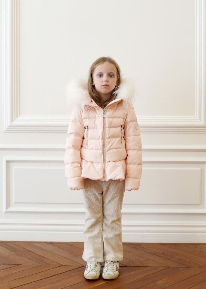 Le Bev - Korean Children Fashion - #designkidswear - Frill Down Jacket (XL) - 2