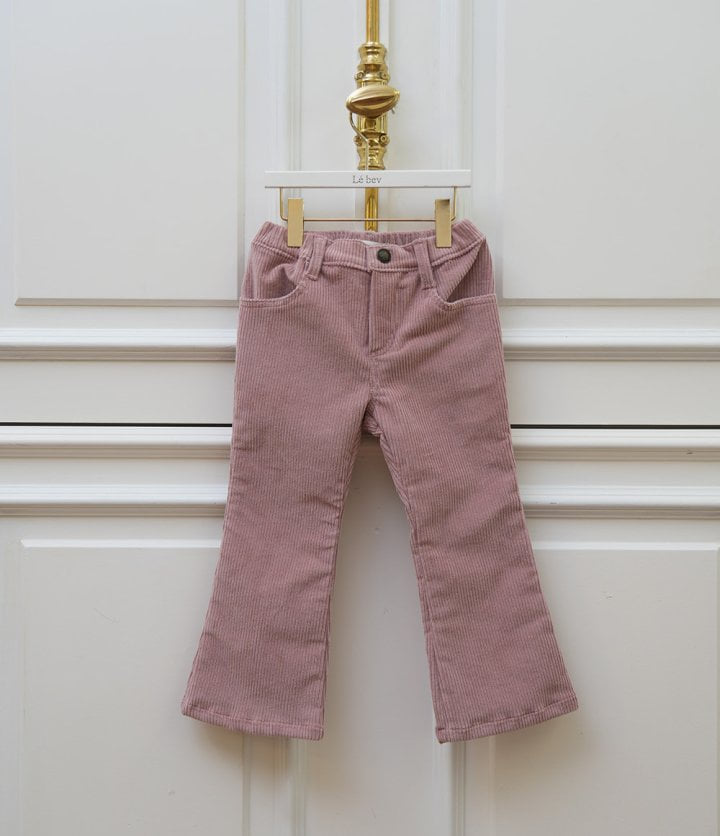 Le Bev - Korean Children Fashion - #todddlerfashion - Warm Corduroy Span Pants - 9