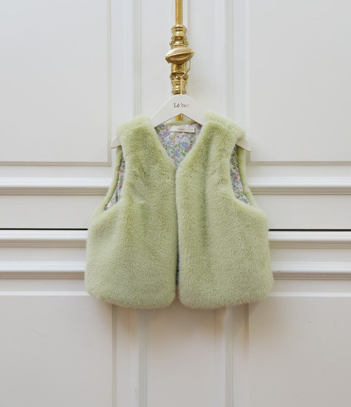 Le Bev - Korean Children Fashion - #toddlerclothing - Mink Vest - 11