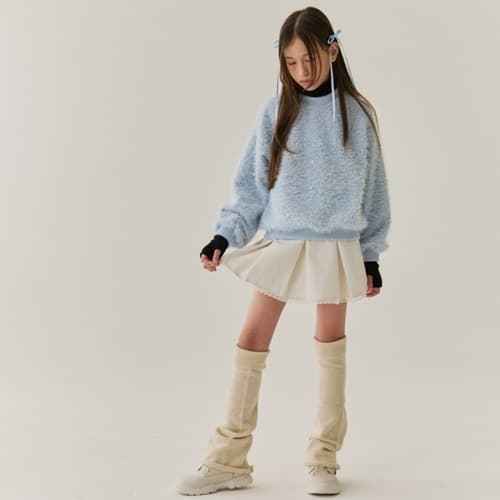 Lilas - Korean Children Fashion - #kidsstore - Buckle Pearl Tee