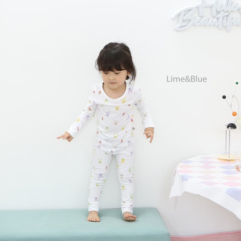 Lime & Blue - Korean Baby Fashion - #babyfashion - Terry Dotted Set - 6