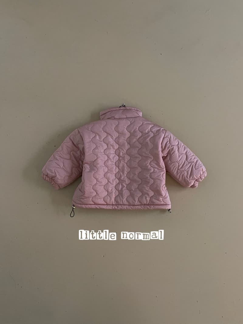 Little Normal - Korean Children Fashion - #childrensboutique - Wave Padded Jumper - 4