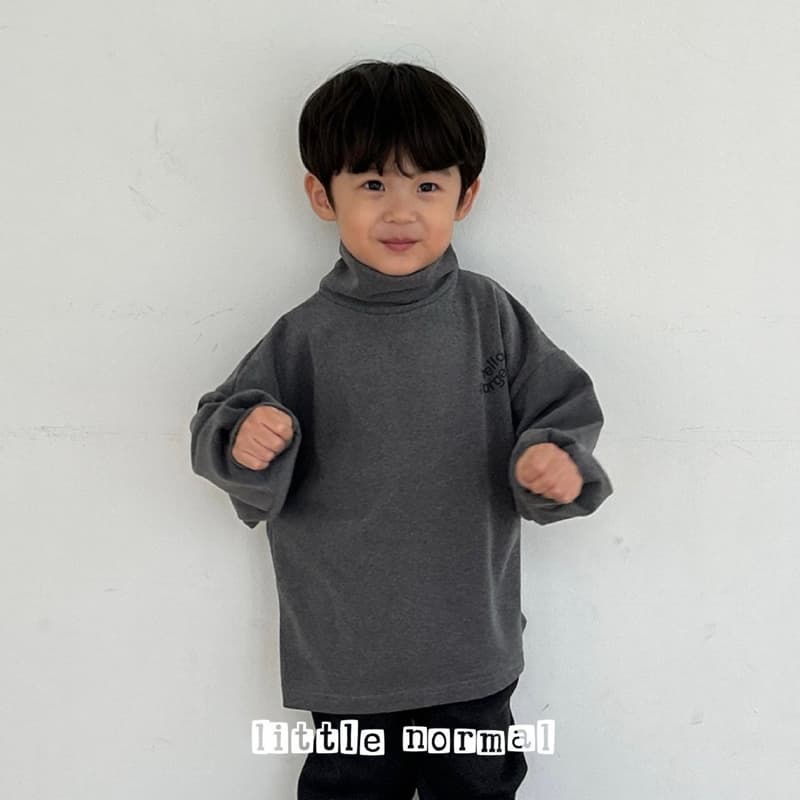 Little Normal - Korean Children Fashion - #littlefashionista - Factory Turtleneck Tee - 7