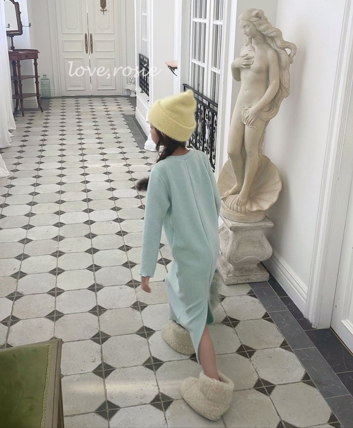 Love Rosie - Korean Children Fashion - #kidsshorts - Candy Fluff Knit Maxi One-piece - 11