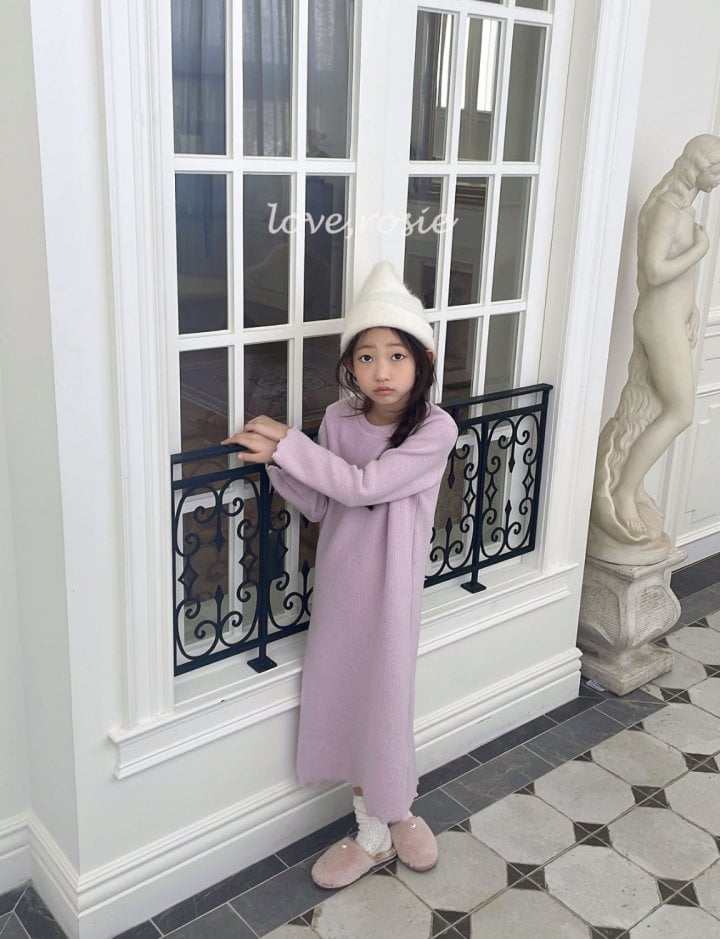 Love Rosie - Korean Children Fashion - #minifashionista - Candy Fluff Knit Maxi One-piece - 3