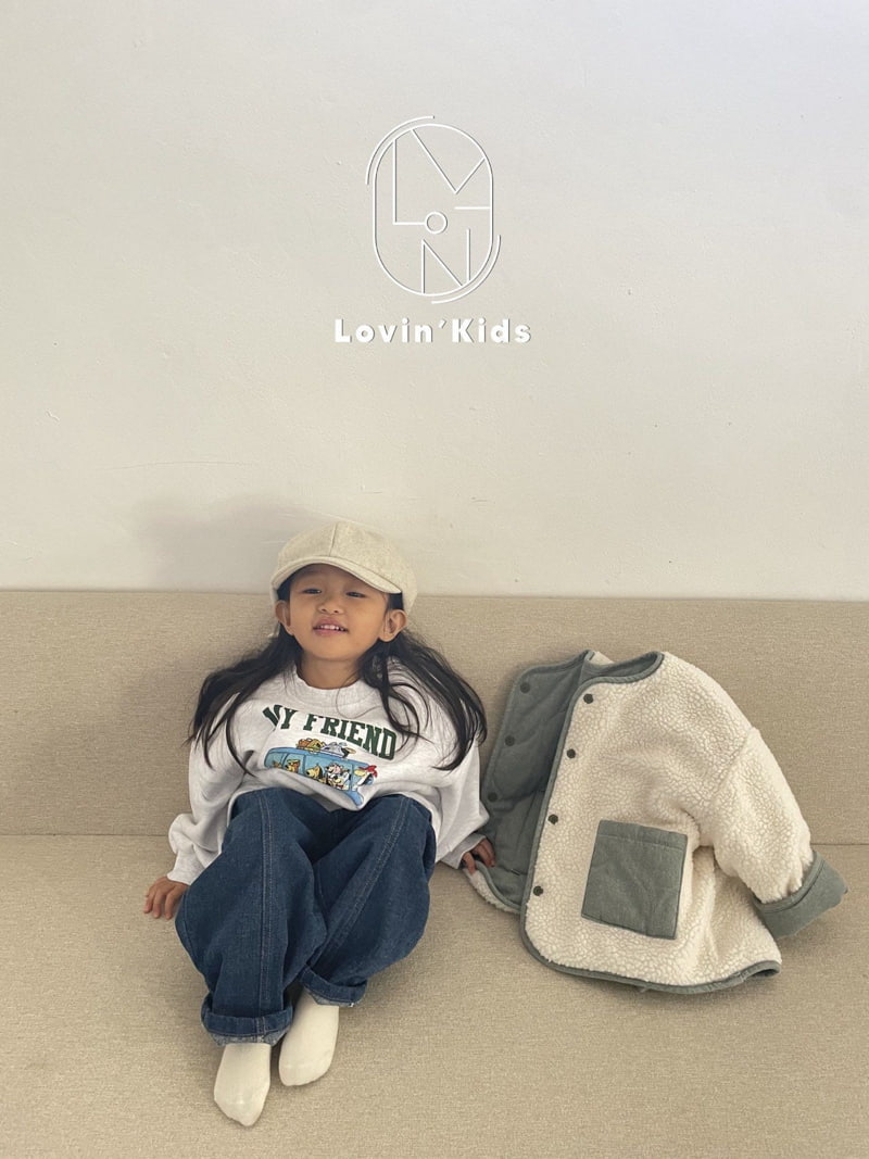 Lovin - Korean Children Fashion - #fashionkids - Morning Roll Denim Pants - 3