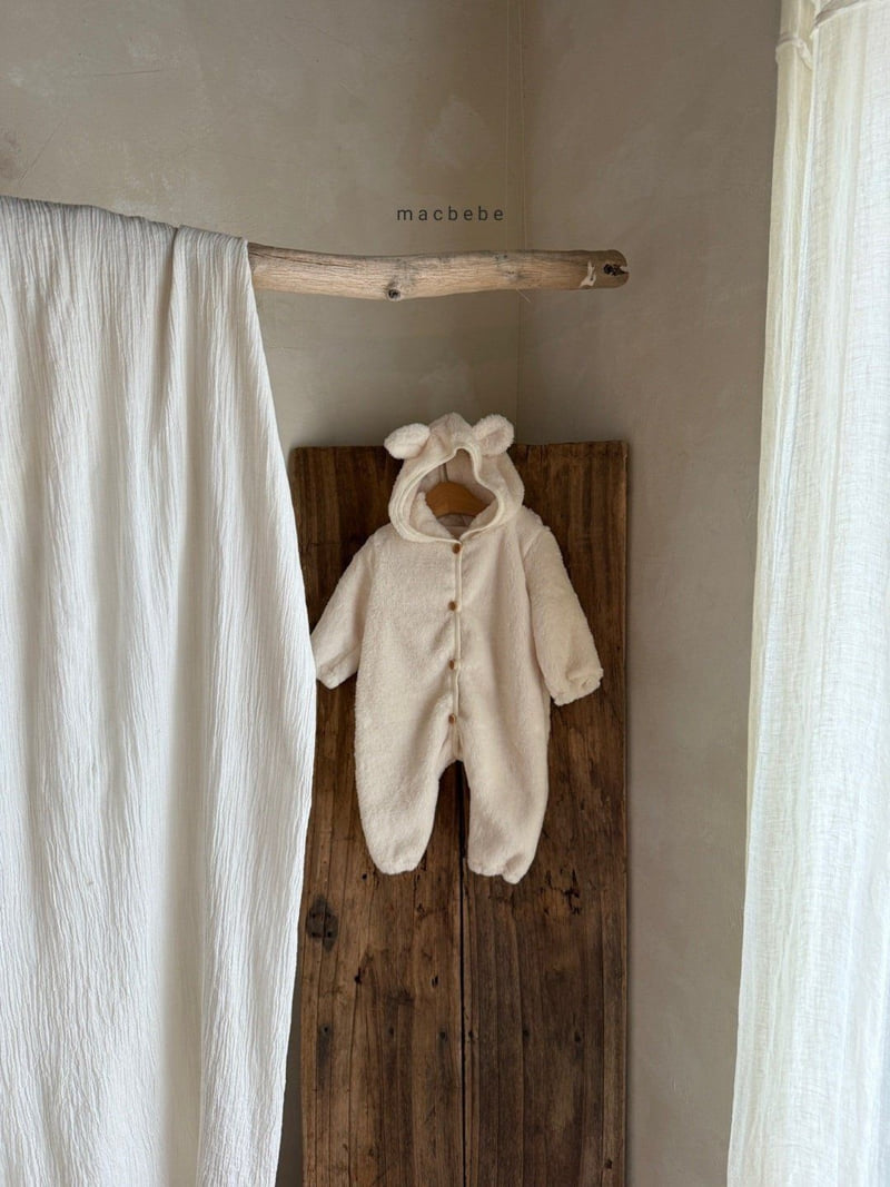 Mac - Korean Baby Fashion - #babyfashion - Bear All-in-one - 3