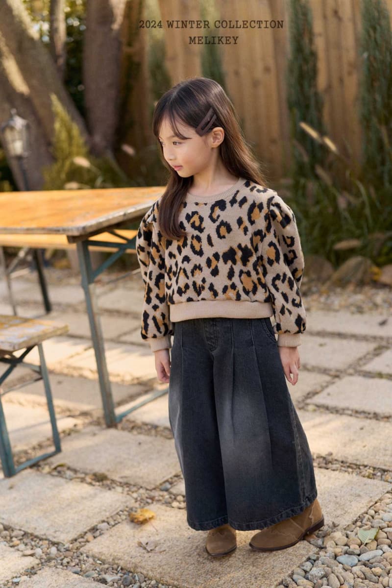 Melikey - Korean Children Fashion - #kidsstore - Four Pintuck Denim Pants - 9