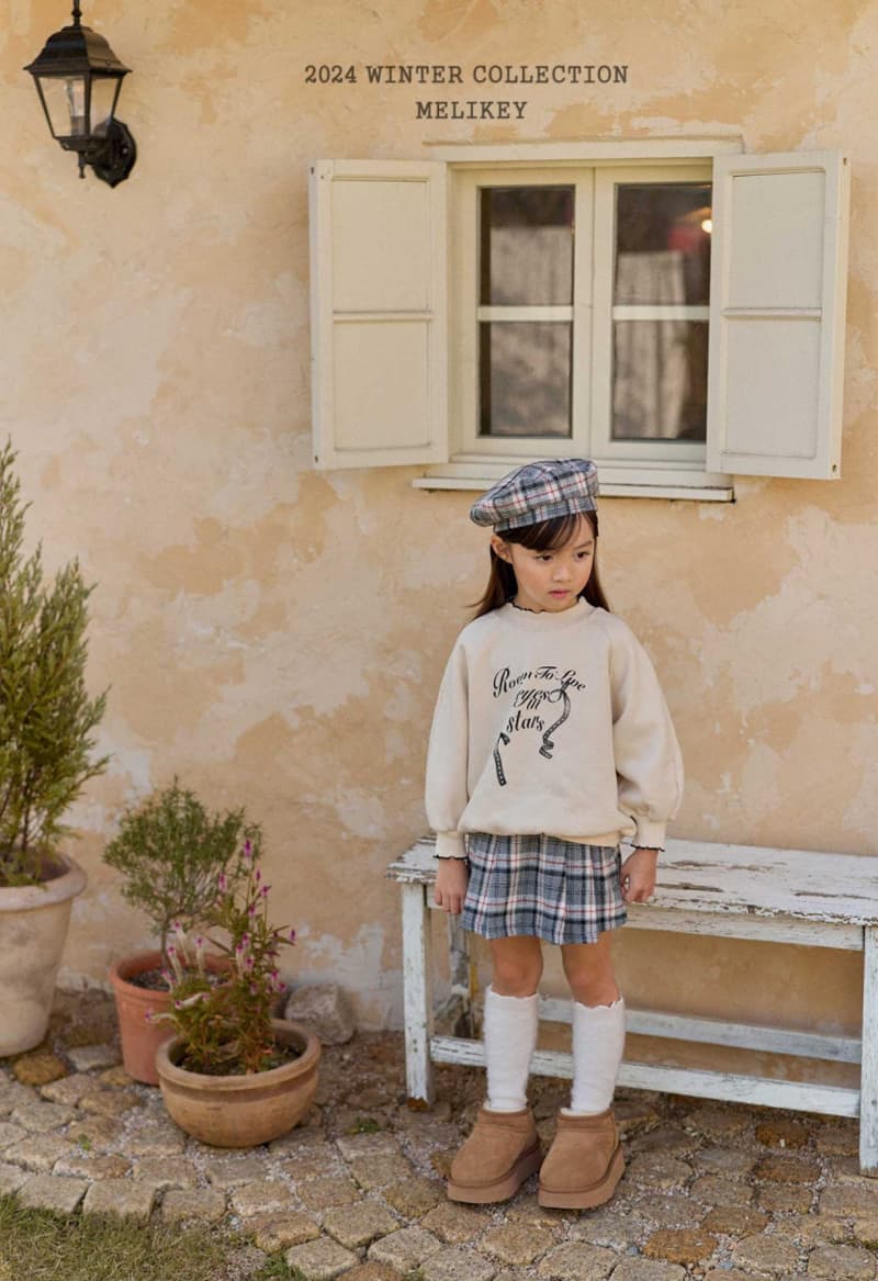 Melikey - Korean Children Fashion - #kidzfashiontrend - Winter Check Skirt Shorts - 11
