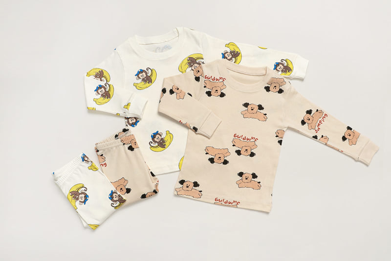 Mellis - Korean Children Fashion - #kidzfashiontrend - Jumping Dog Fleece Easywear - 4