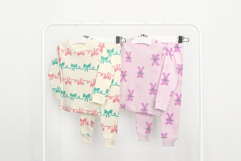 Mellis - Korean Children Fashion - #kidsshorts - Bunny Fleece Easywear - 12