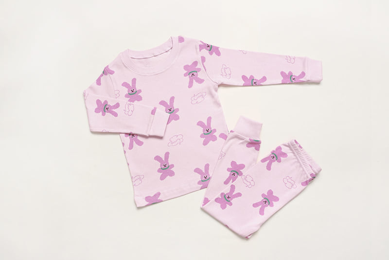 Mellis - Korean Children Fashion - #prettylittlegirls - Bunny Fleece Easywear - 3