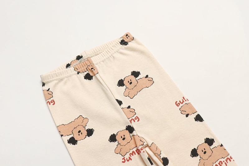 Mellis - Korean Children Fashion - #todddlerfashion - Jumping Dog Fleece Easywear - 9