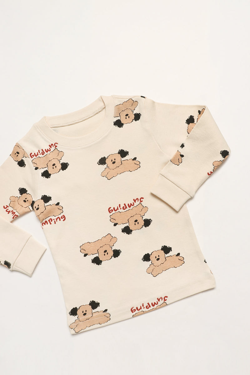 Mellis - Korean Children Fashion - #toddlerclothing - Jumping Dog Fleece Easywear - 10