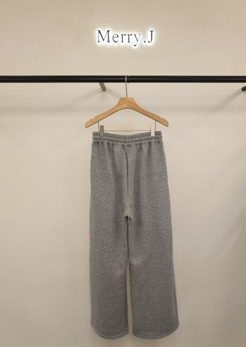 Merry J - Korean Women Fashion - #pursuepretty - Cookie Cream Fleeced Pants - 7