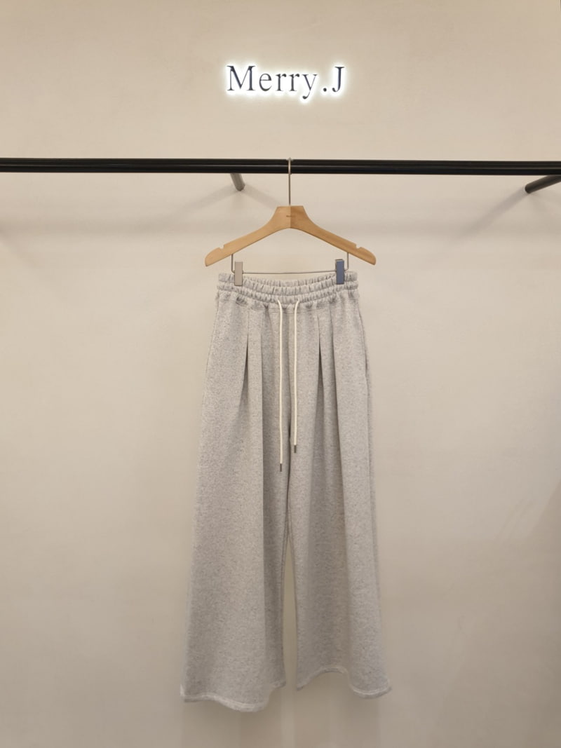 Merry J - Korean Women Fashion - #vintageinspired - Cookie Cream Fleeced Pants - 5