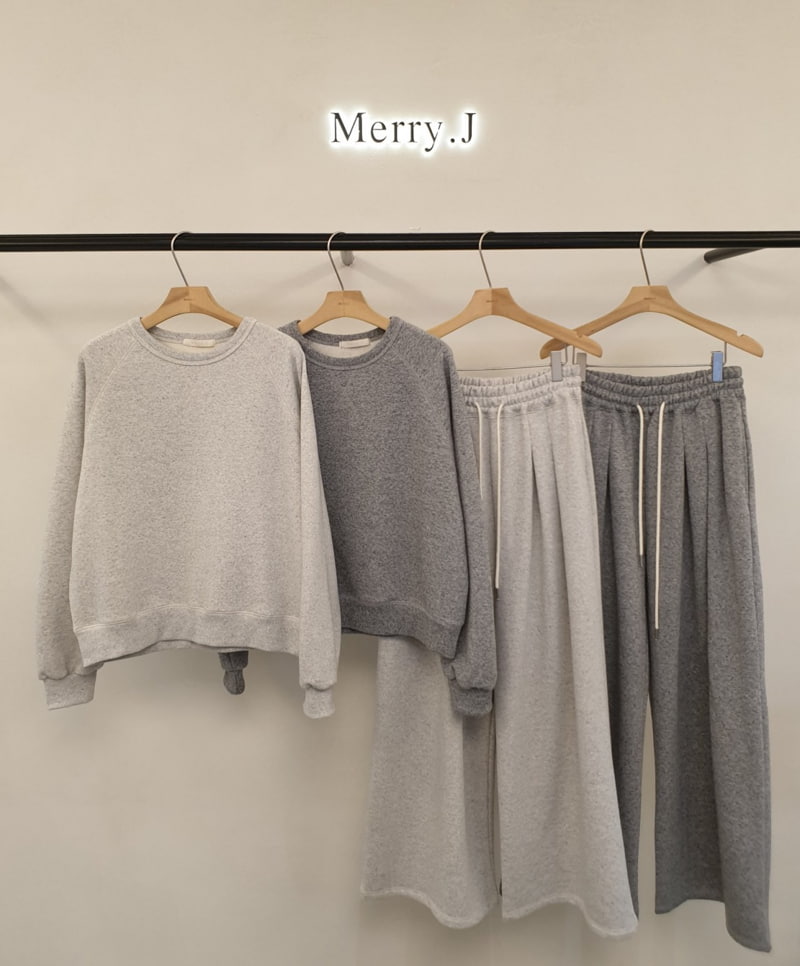 Merry J - Korean Women Fashion - #womensfashion - Cookie Cream Fleeced Sweatshirts