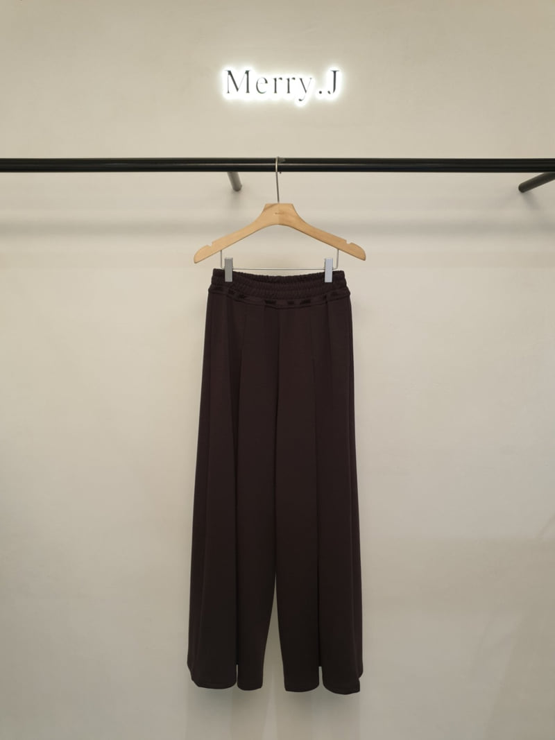 Merry J - Korean Women Fashion - #womensfashion - Bebe Fleeced Pintuck Pants - 7