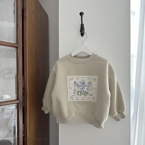 Mienbloom B - Korean Children Fashion - #littlefashionista - Patch Mink Sweatshirts
