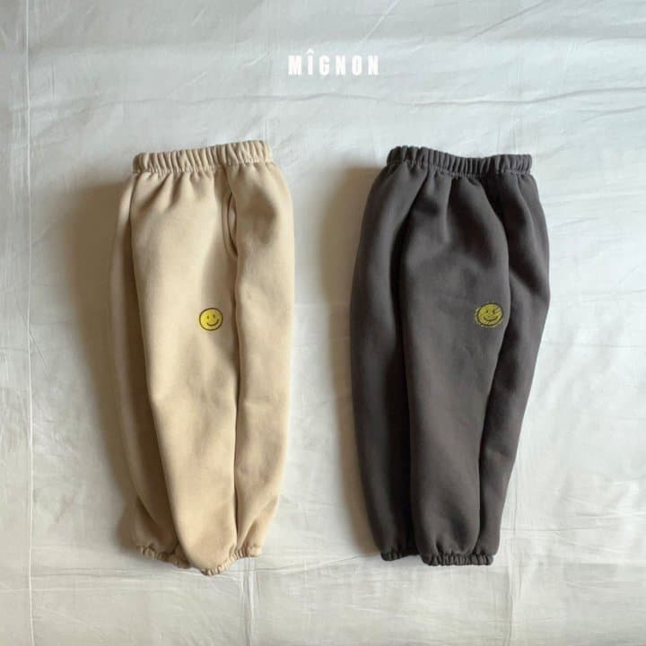 Mignon - Korean Children Fashion - #childofig - Two Tone Smile Pants