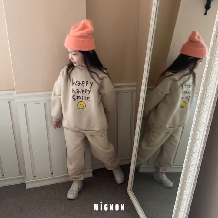 Mignon - Korean Children Fashion - #designkidswear - Happy Sweatshirt - 4