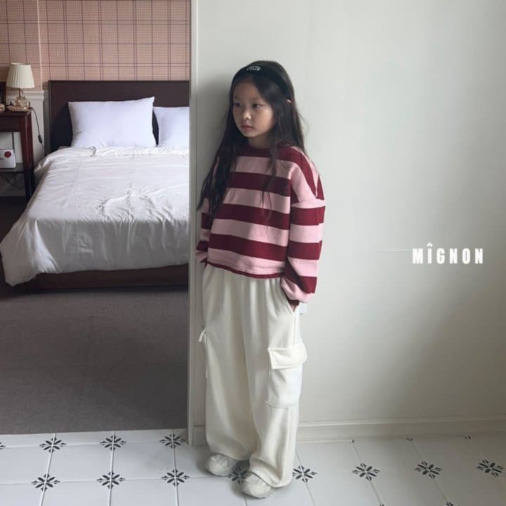 Mignon - Korean Children Fashion - #kidsshorts - Como Stripe Tee - 8