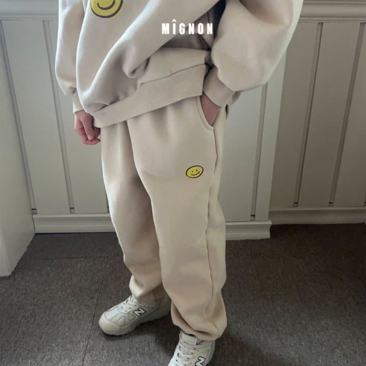 Mignon - Korean Children Fashion - #kidzfashiontrend - Two Tone Smile Pants - 9
