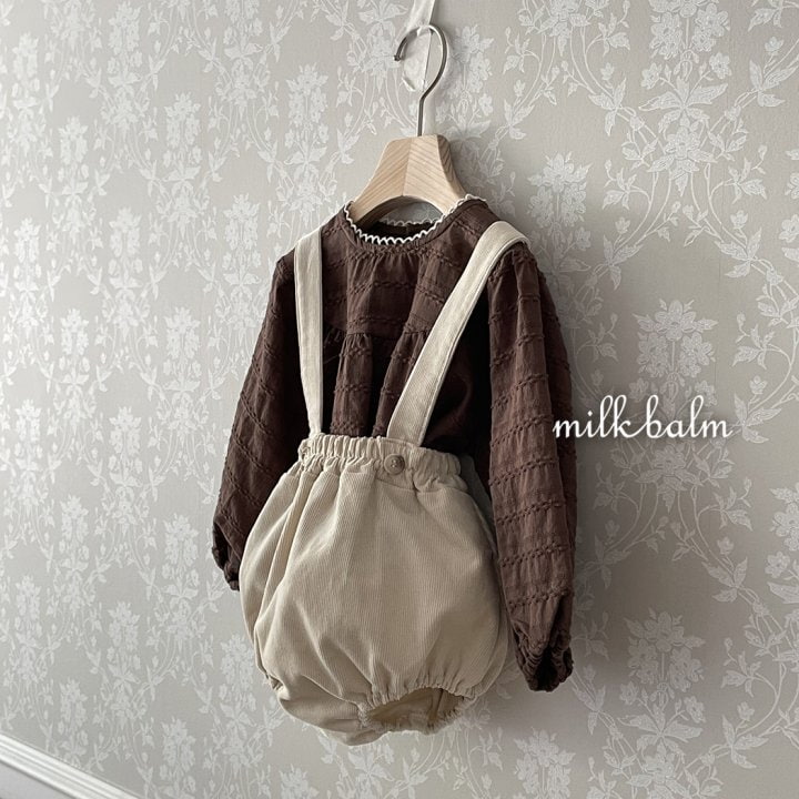 Milk Balm - Korean Baby Fashion - #babyboutique - Jude Suspender Bloomer