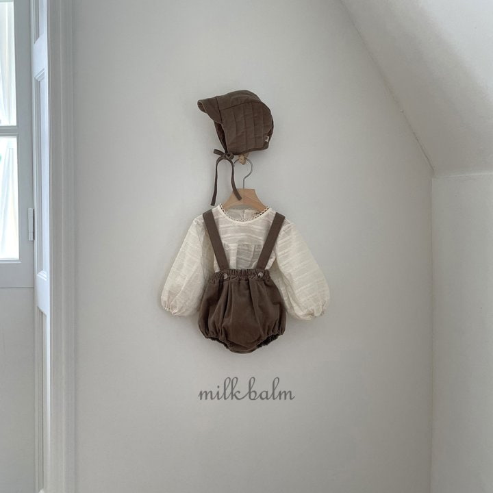 Milk Balm - Korean Baby Fashion - #babyfever - Jude Suspender Bloomer - 5