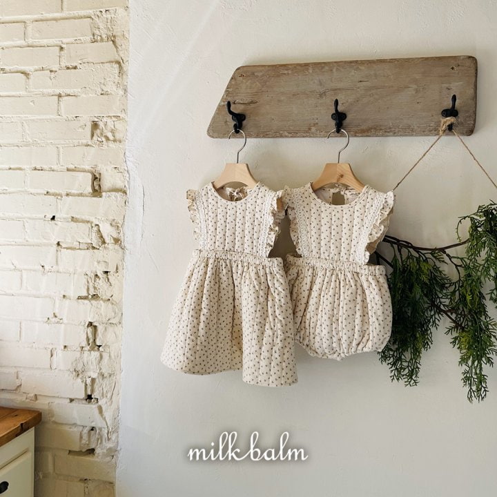 Milk Balm - Korean Baby Fashion - #babyoninstagram - Coco Quilting Bodysuit - 3