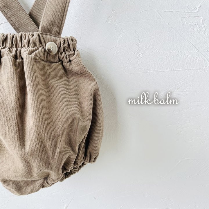 Milk Balm - Korean Baby Fashion - #babyoutfit - Jude Suspender Bloomer - 11